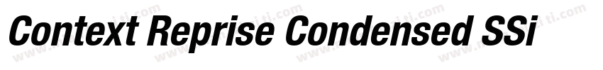 Context Reprise Condensed SSi Bold字体转换
